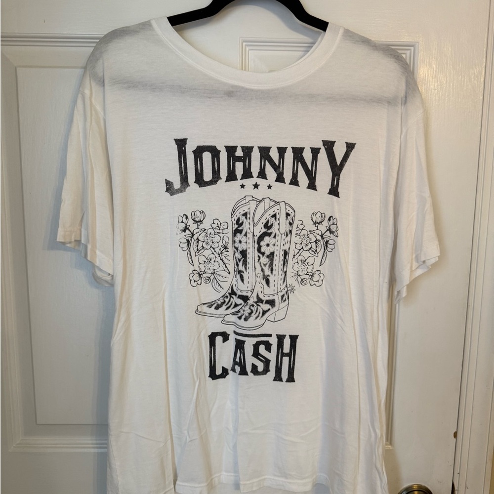 Free People Johnny Cash Graphic Tee